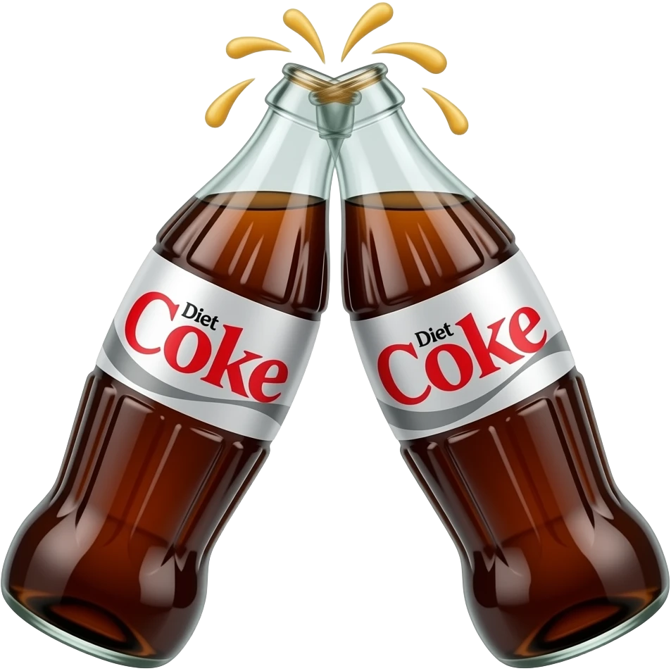 Diet Coke cheers emoji