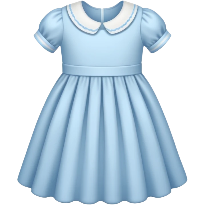 Baby dress white emoji