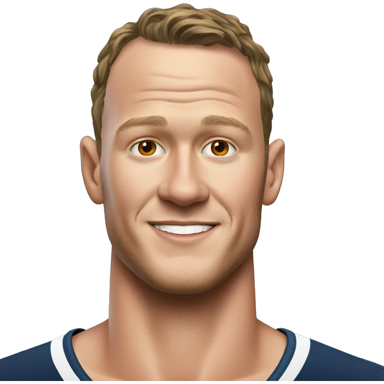 Jonathan Toews as beach bum emoji