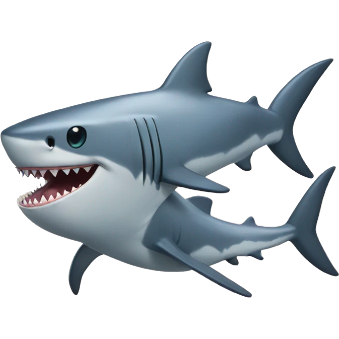 shark with cat emoji