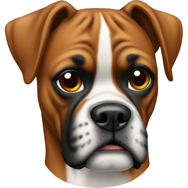 A boxer dog breed emoji