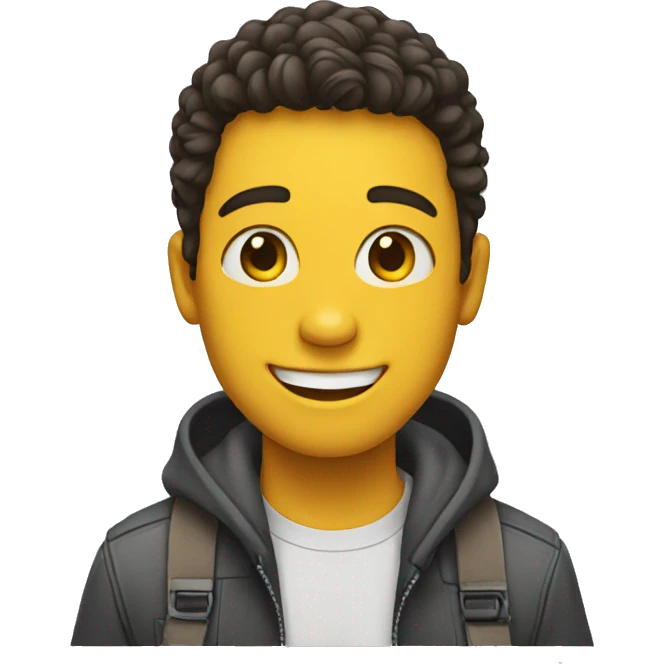 Happy teenager emoji