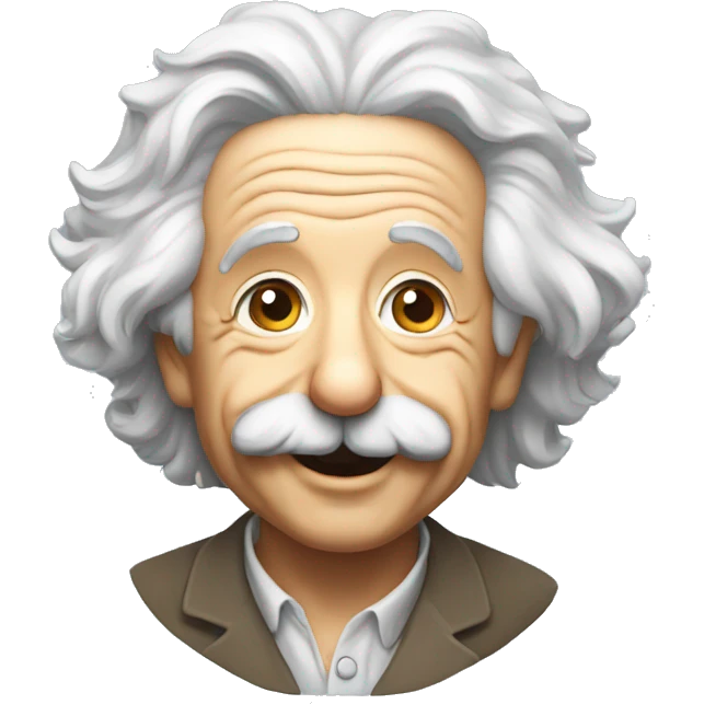 albert einstein happy philosophies emoji
