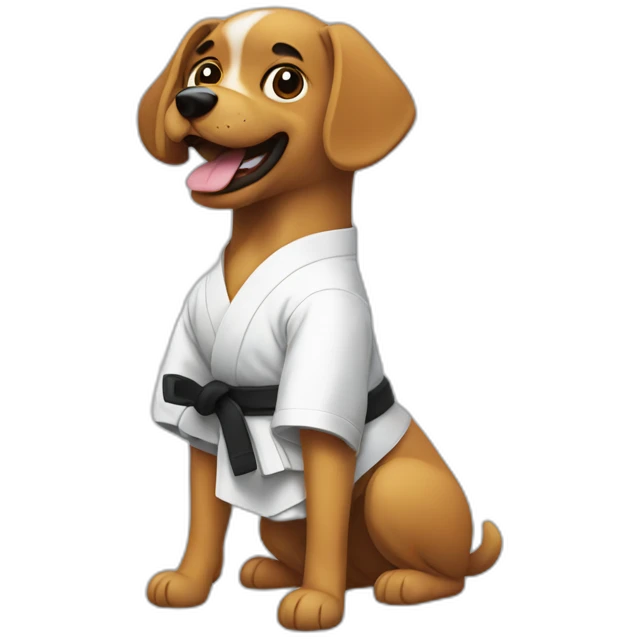 dog-karate emoji