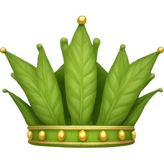 Hemp Queen crown emoji