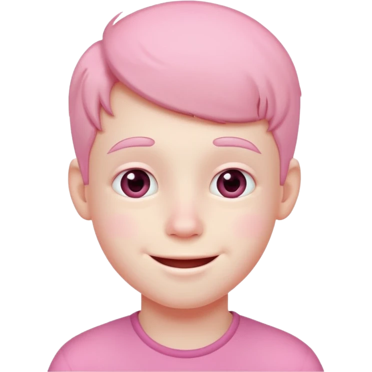 Pink boy emoji