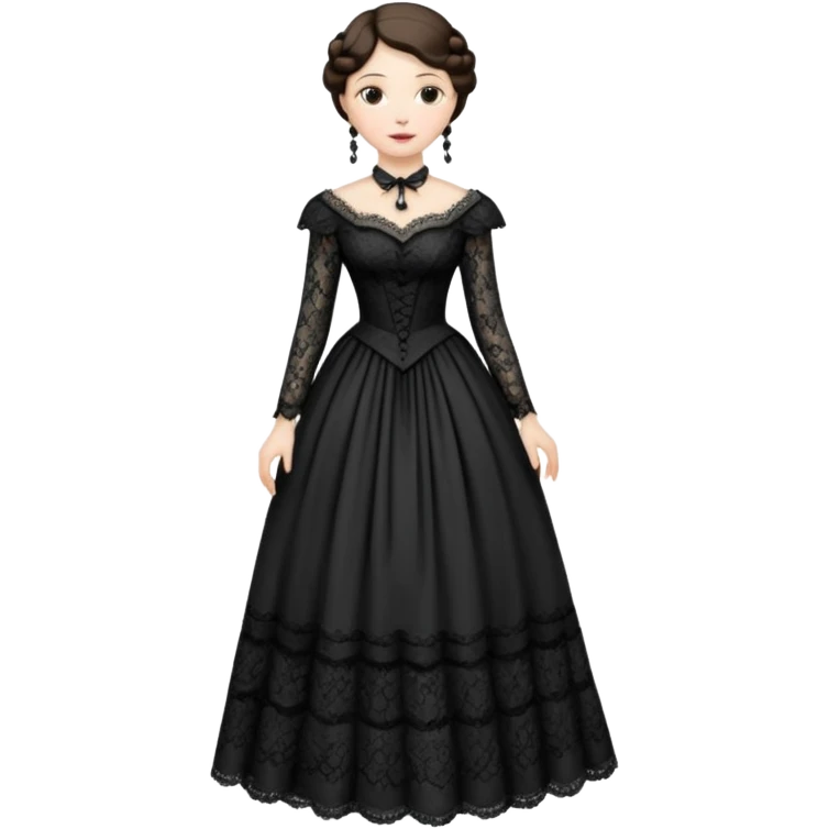 Victorian ladie emoji