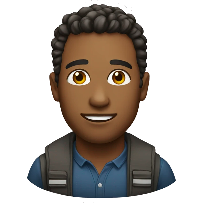 male portrait in Florida  emoji