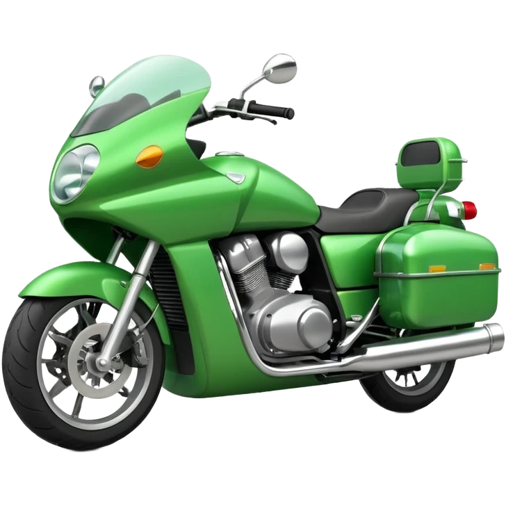 green delivery motorcicle emoji