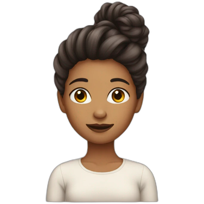 Her hair girl  emoji