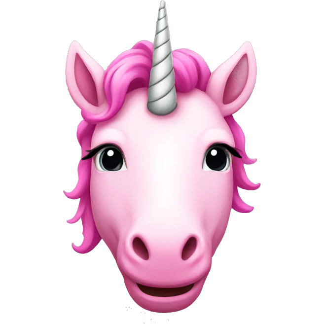 Pink Unicorn emoji