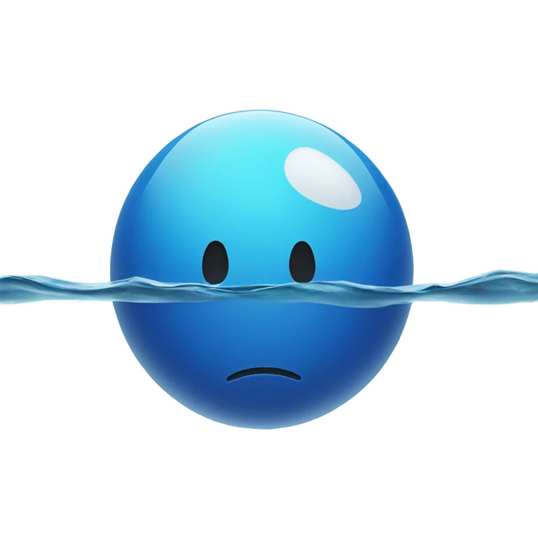ball on the water level emoji