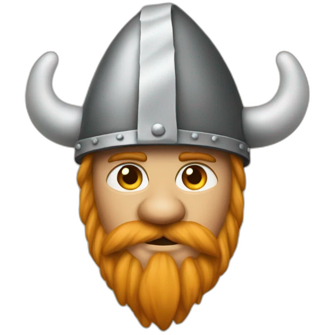 a viking with a dunce cap emoji