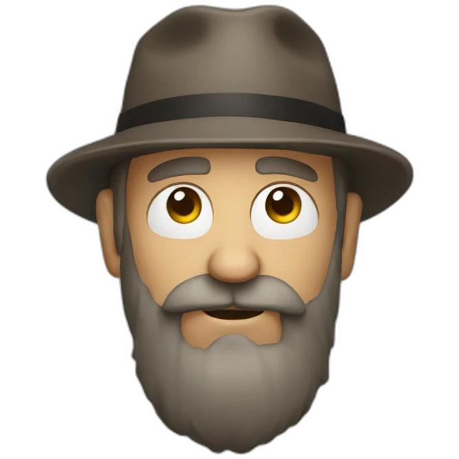 drunk beard man emoji