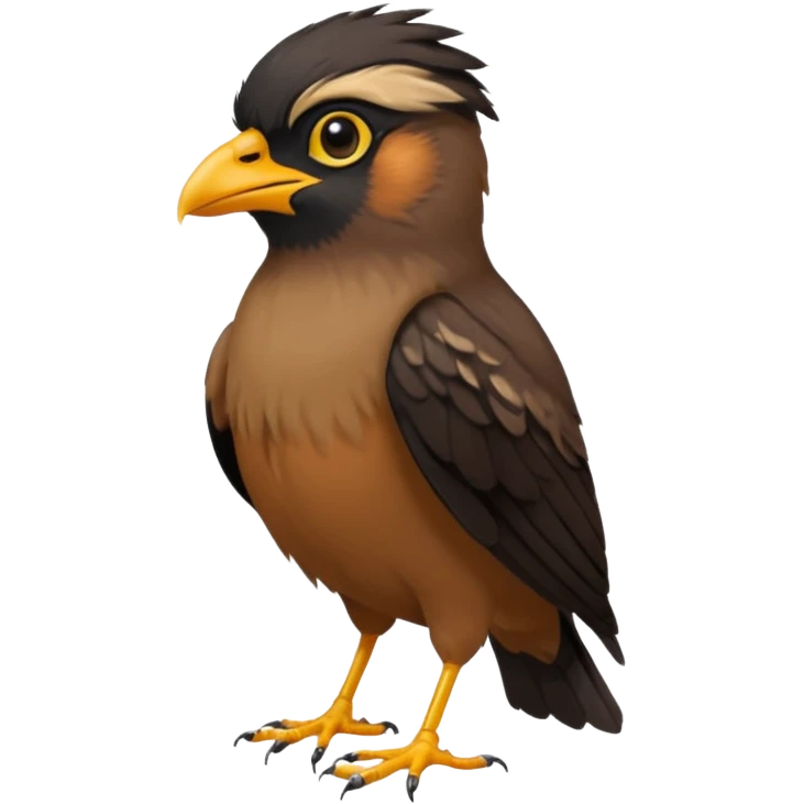 A common myna bird cute emoji emoji