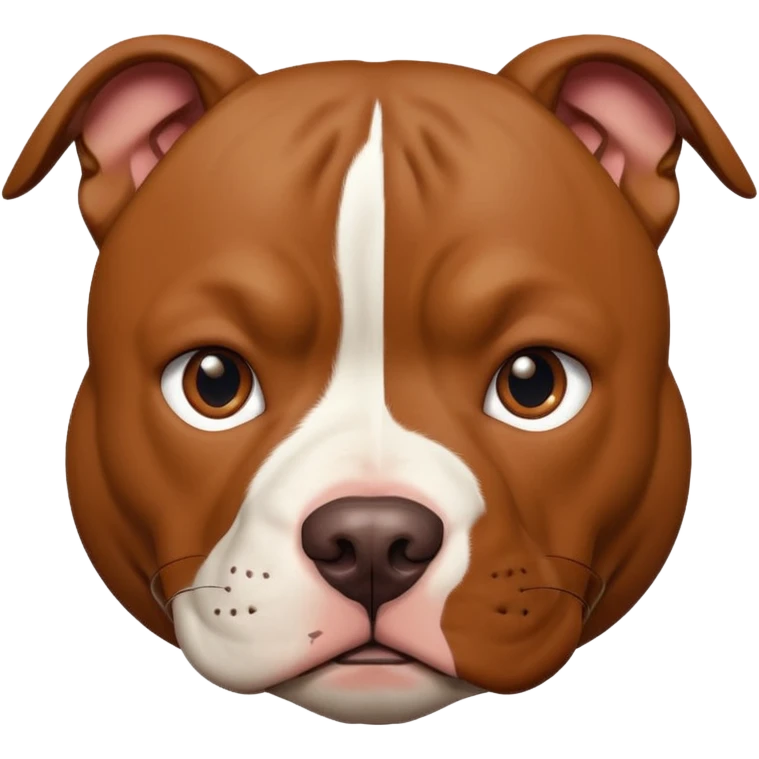 Pitbull face emoji
