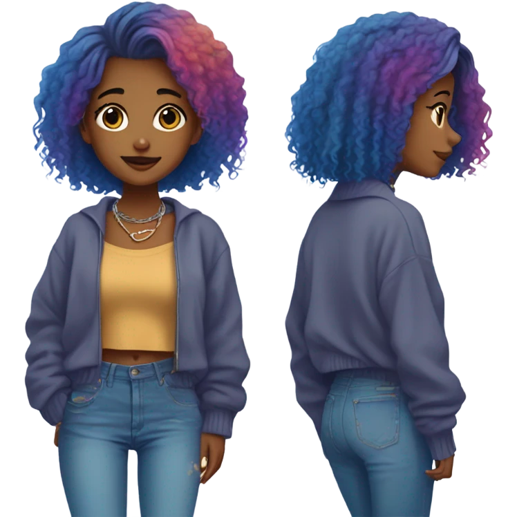 Aestethic girl emoji