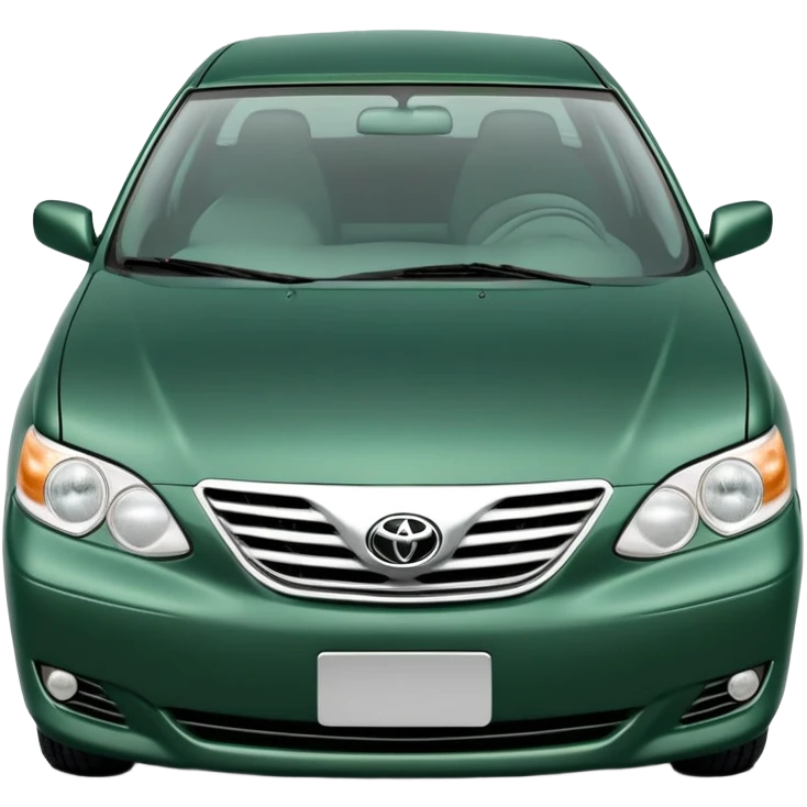 Deep Green 2003 Toyota Camry emoji