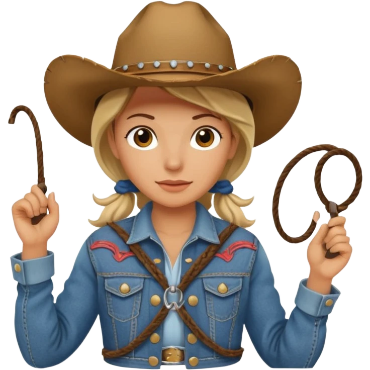 Cow girl emoji