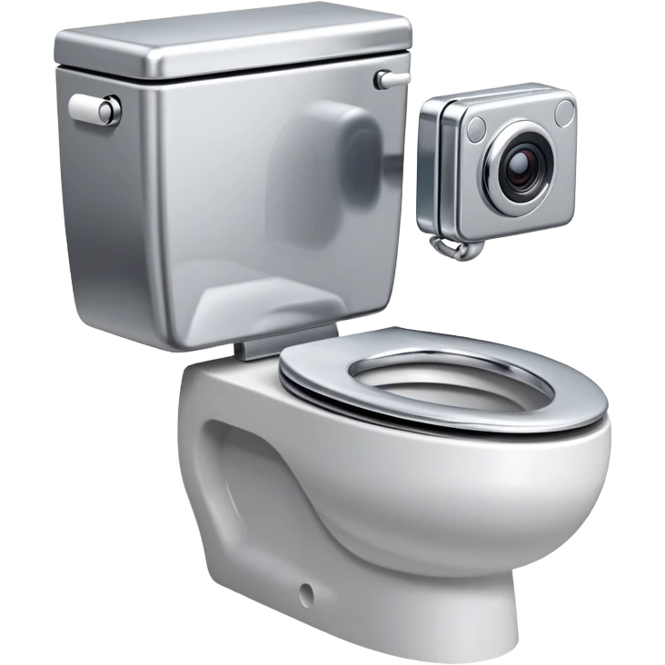 toilet with camera head, skibidi toilet emoji