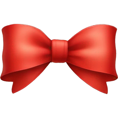 Red Christmas Bow emoji