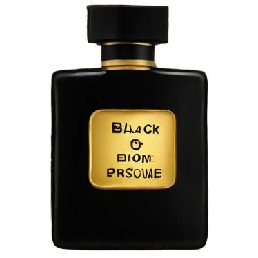 black ysl perfume emoji
