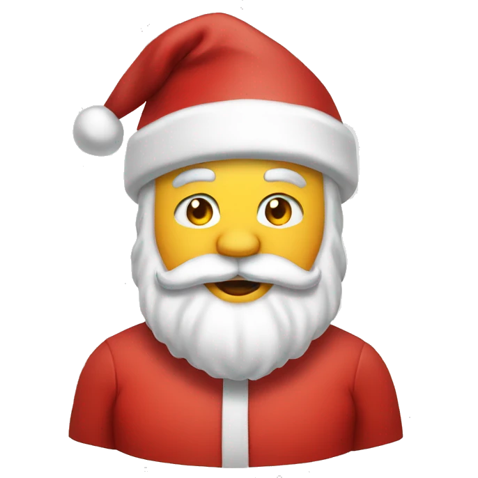 santa claus mewing emoji