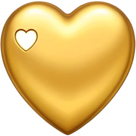 gold heart emoji