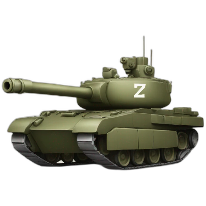 tank with letter z emoji