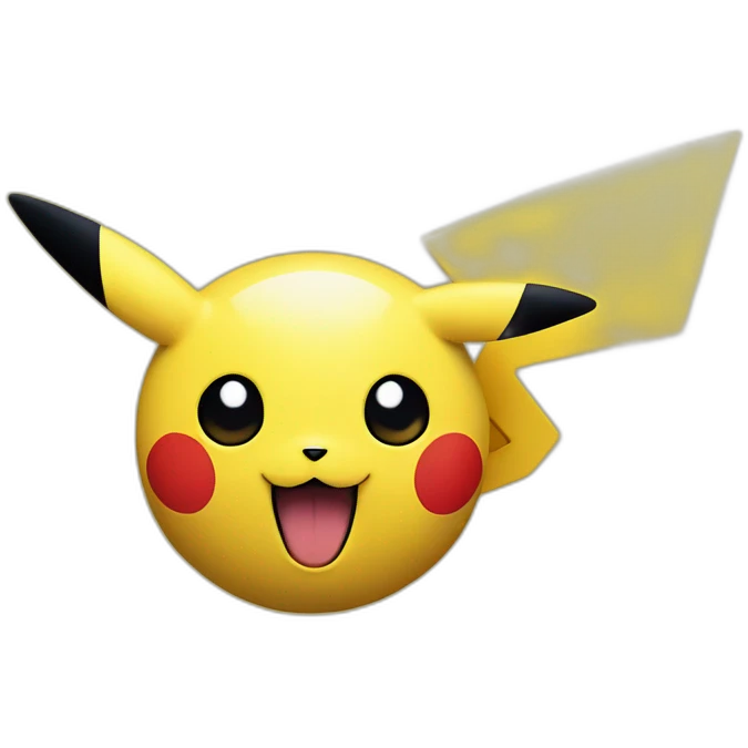 Pokéball en forme de Pikachu emoji