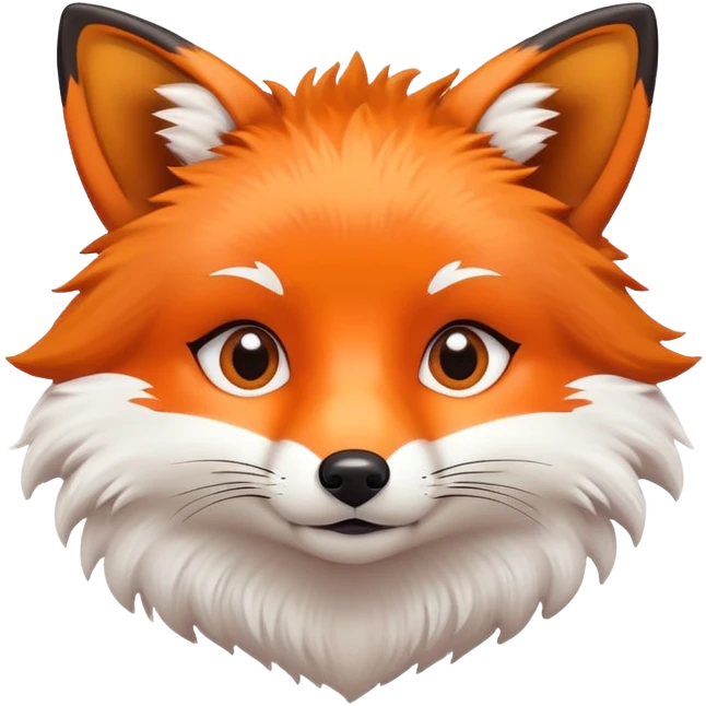 Cute Fox Face emoji
