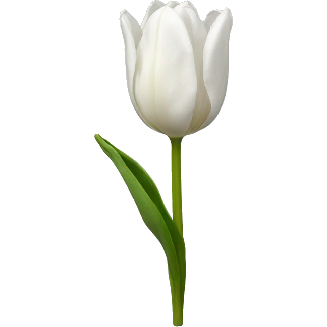 White tulip emoji