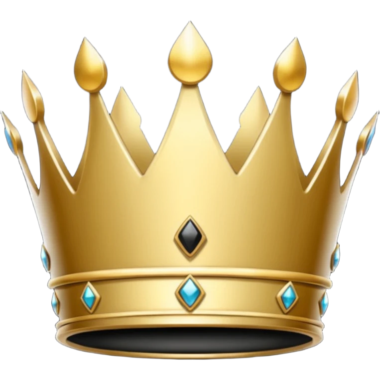 crown black emoji