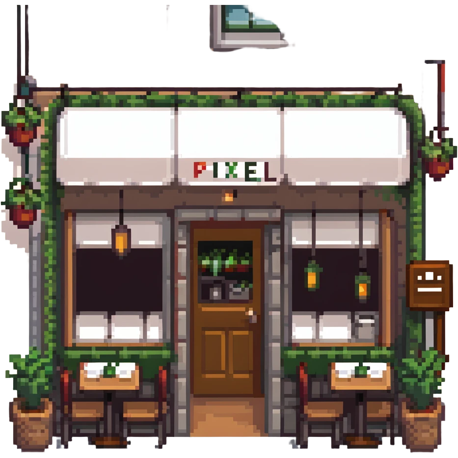 Italian restaurant exterior, cozy and inviting emoji