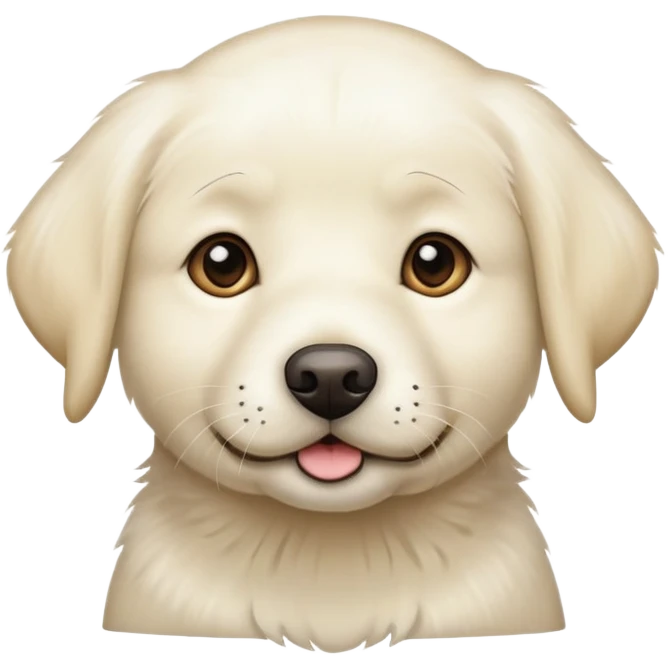 White Labrador emoji
