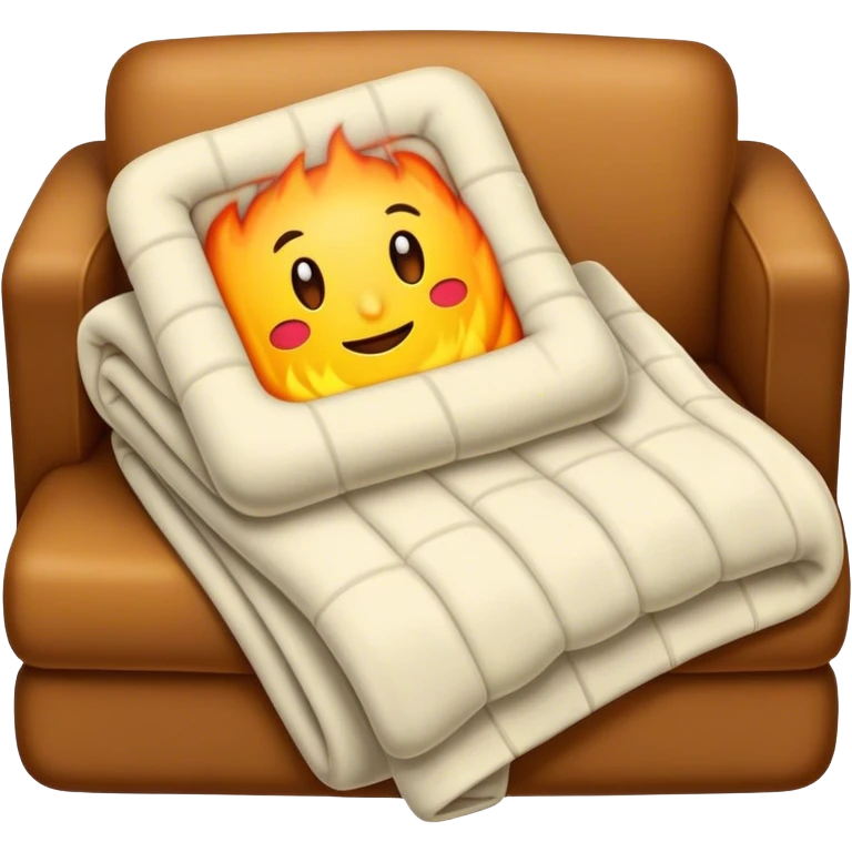 Heated blanket emoji