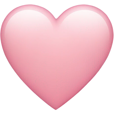 light pink heart emoji