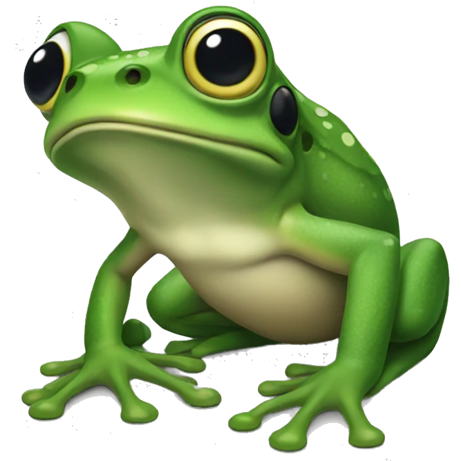 Rainforest frog emoji