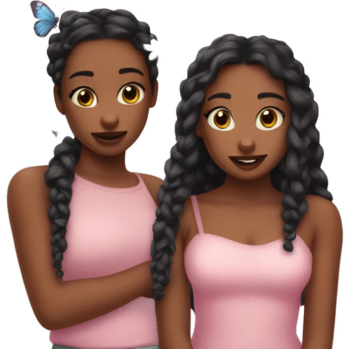 an emoji out of these three emojis 🦋🌸💖 emoji