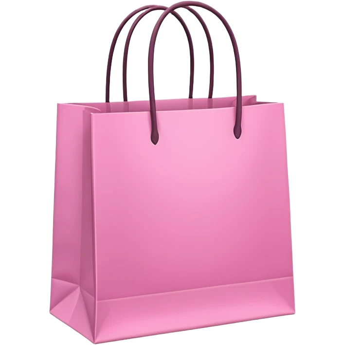 shopping pink bags emoji