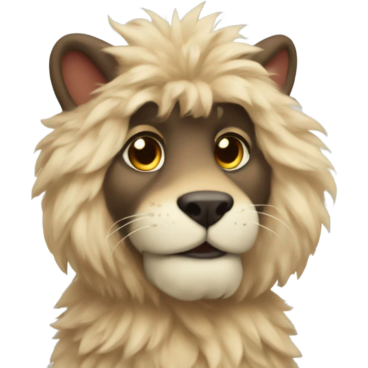 Furry going Leo￼ emoji