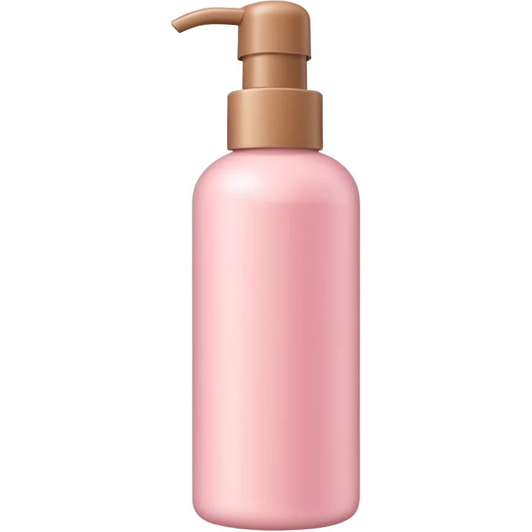 light pink and light brown shampoo bottle emoji