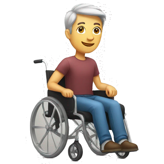 man in wheelchair  emoji