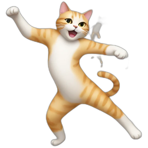 The cat's dancing emoji
