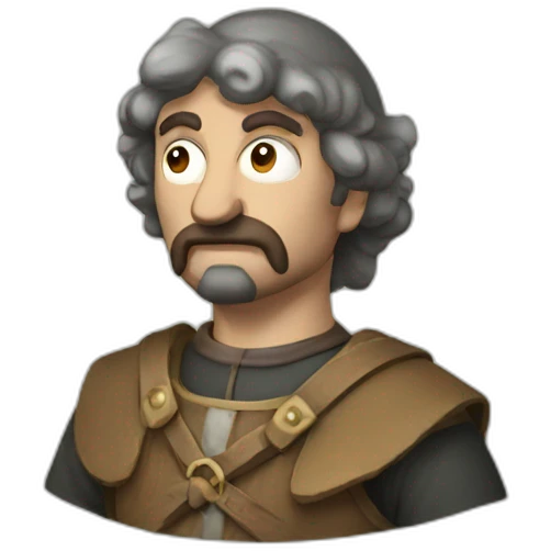medieval mintmaster concerned emoji