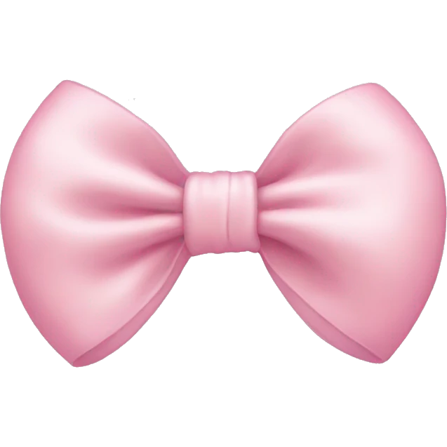 Light pink bow emoji