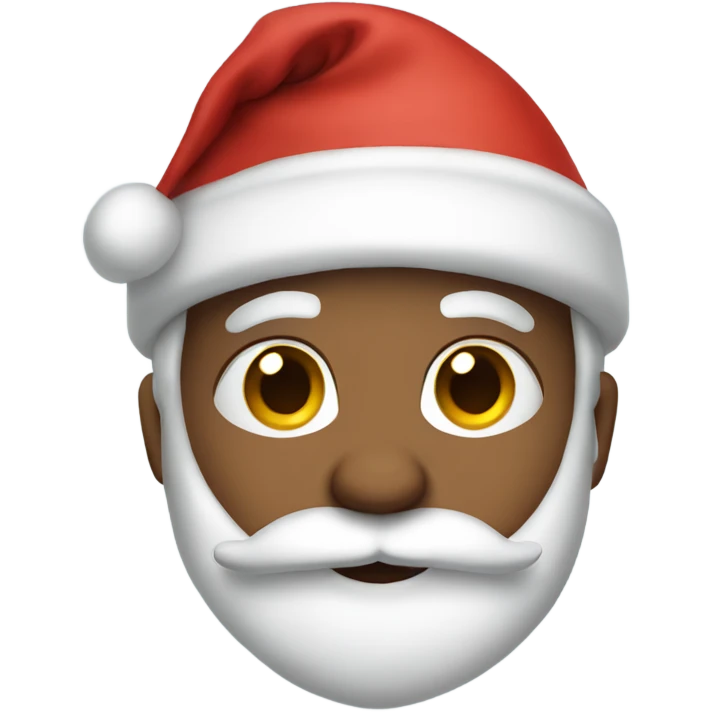 cute santa emoji