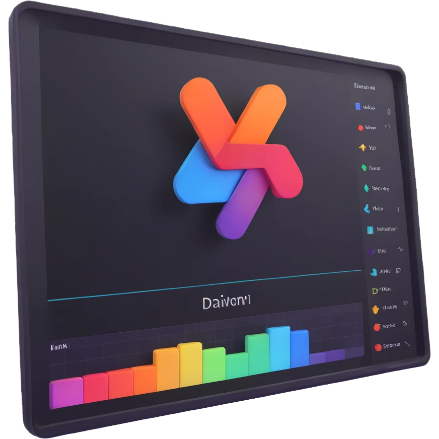 DaVinci Resolve video editing interface emoji