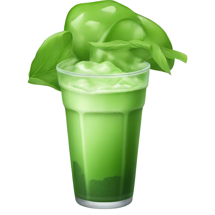 iced matcha emoji