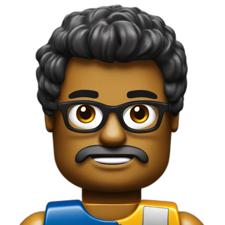 jaconda face as lego man emoji